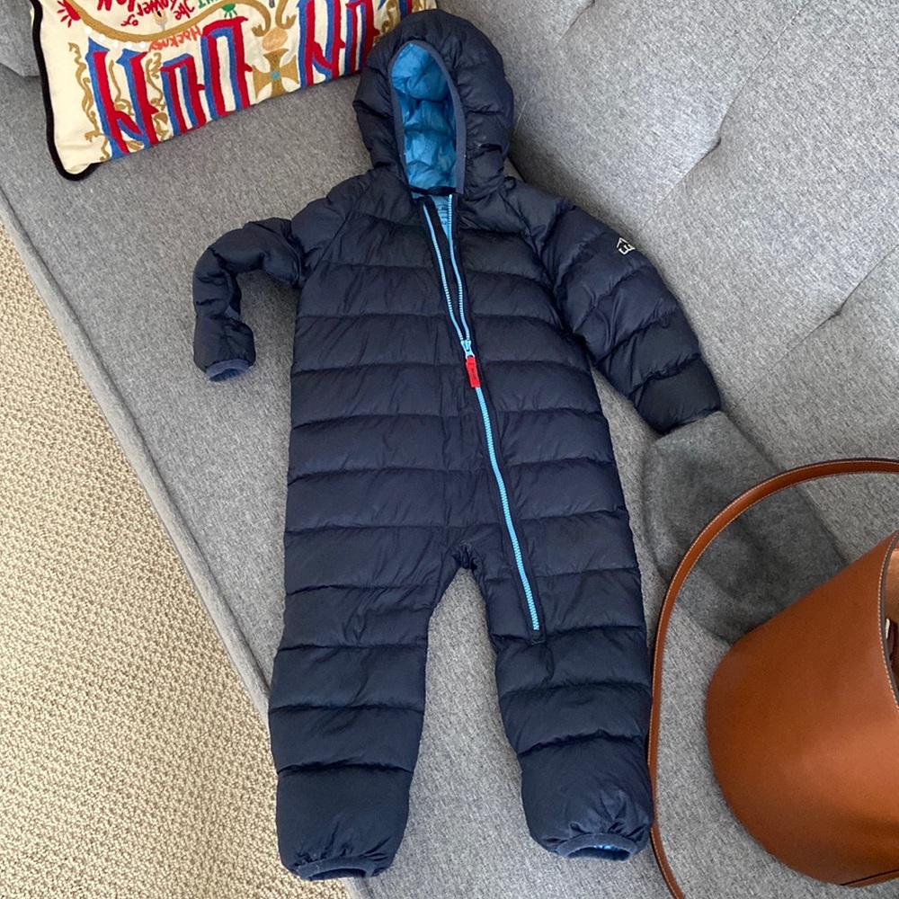6-12 month L L Bean bunting in navy
